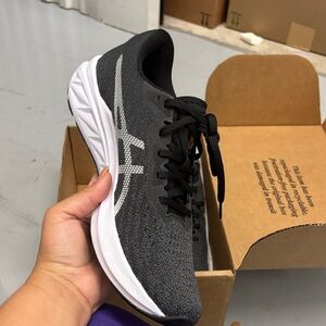 ASICS Charcoal and White Athletic Sneakers